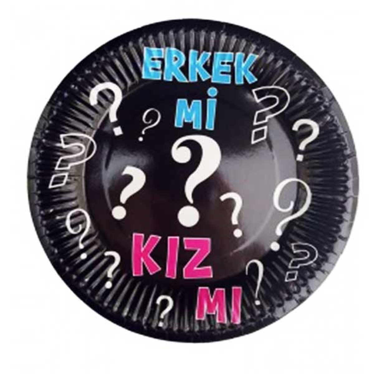 Cinsiyet Temalı Karton Tabak