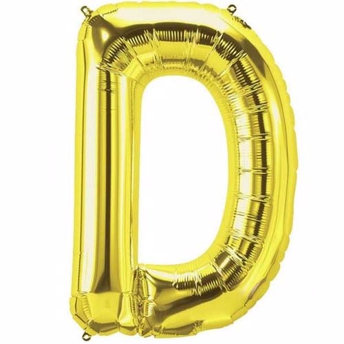 D Harf Folyo Balon Gold 100 cm