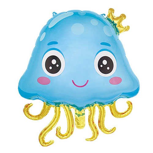 Deniz Anası Mavi Folyo Balon