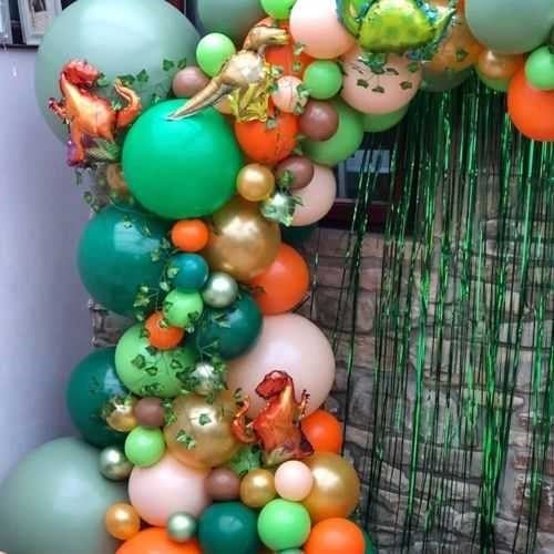 Dinozor Dekoratif Folyo Balon 6 Adet