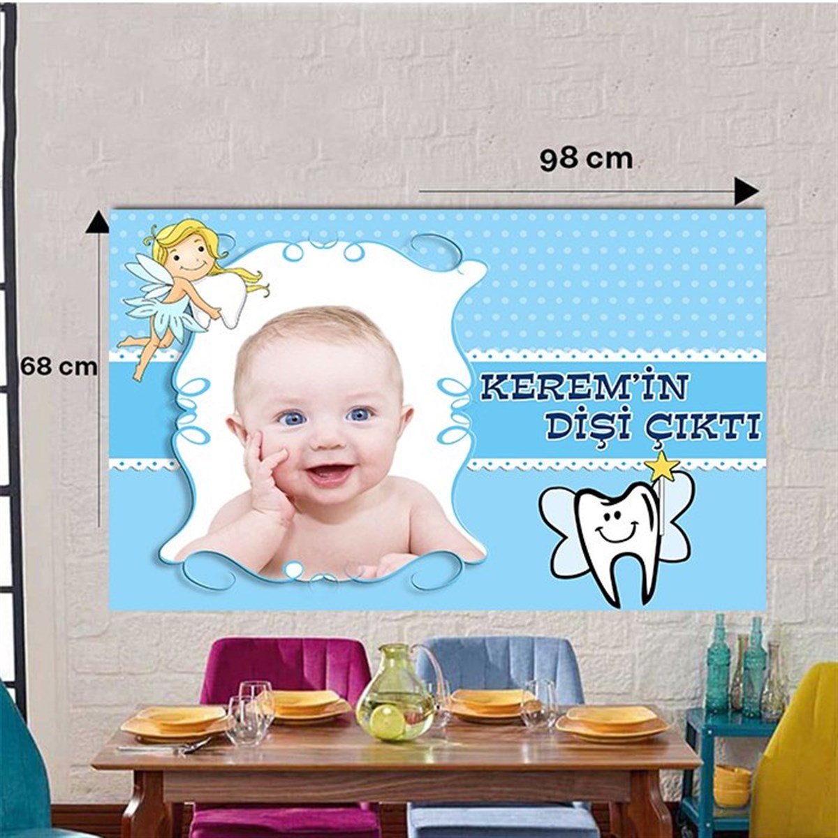 Diş Buğdayı Erkek Kişiye Özel Duvar Panosu