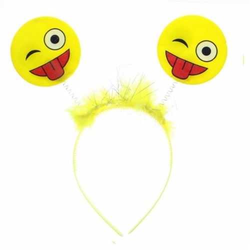 Göz Kırpan Emoji Parti Taç
