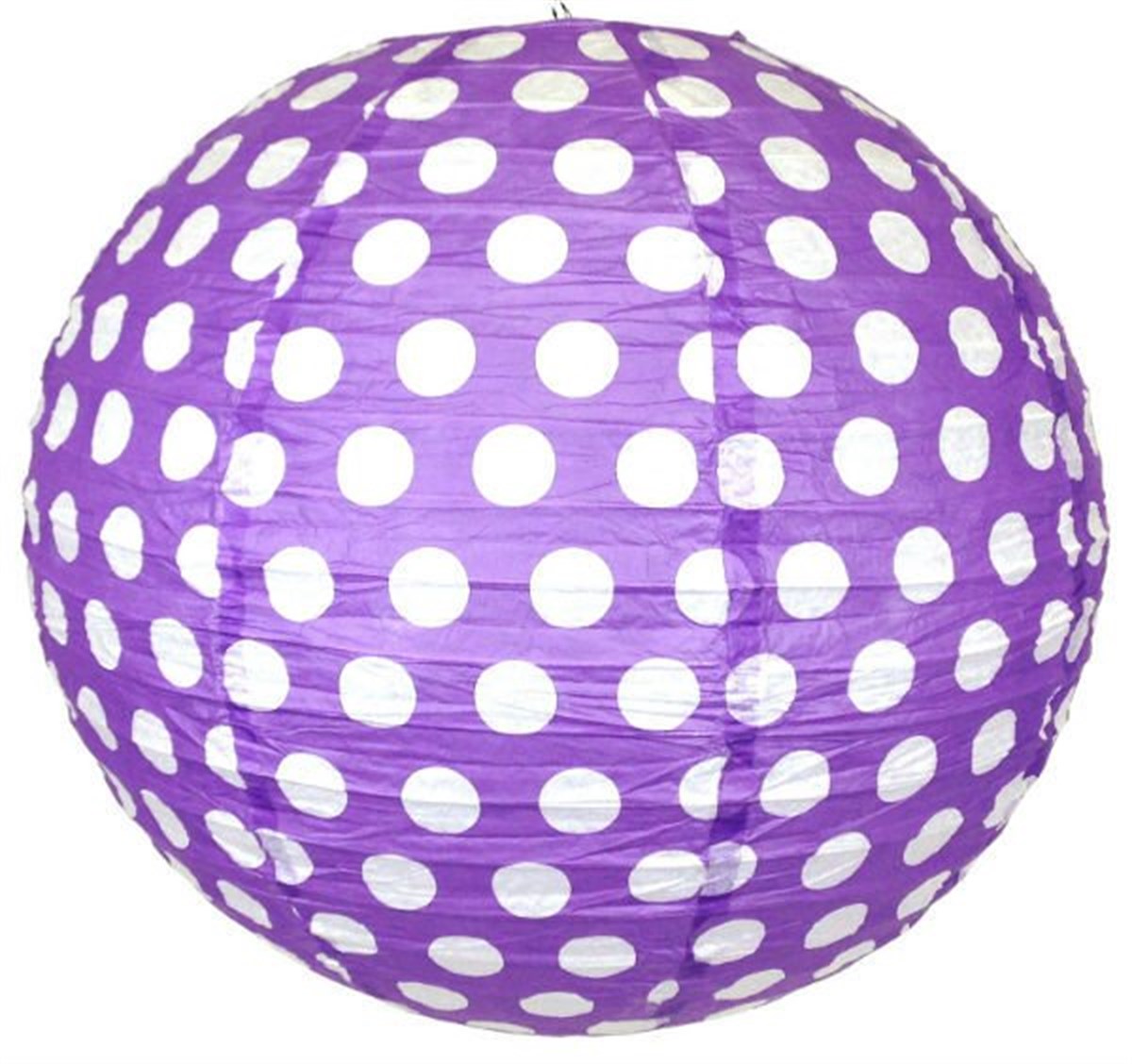 Fener Süs Mor Puantiyeli 30 Cm