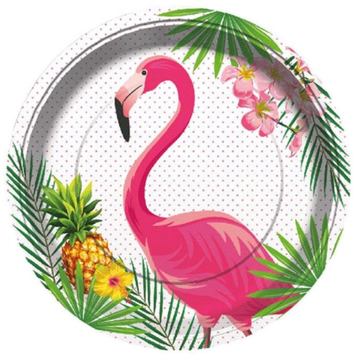 Flamingo Tabak 23 cm 8 Adet