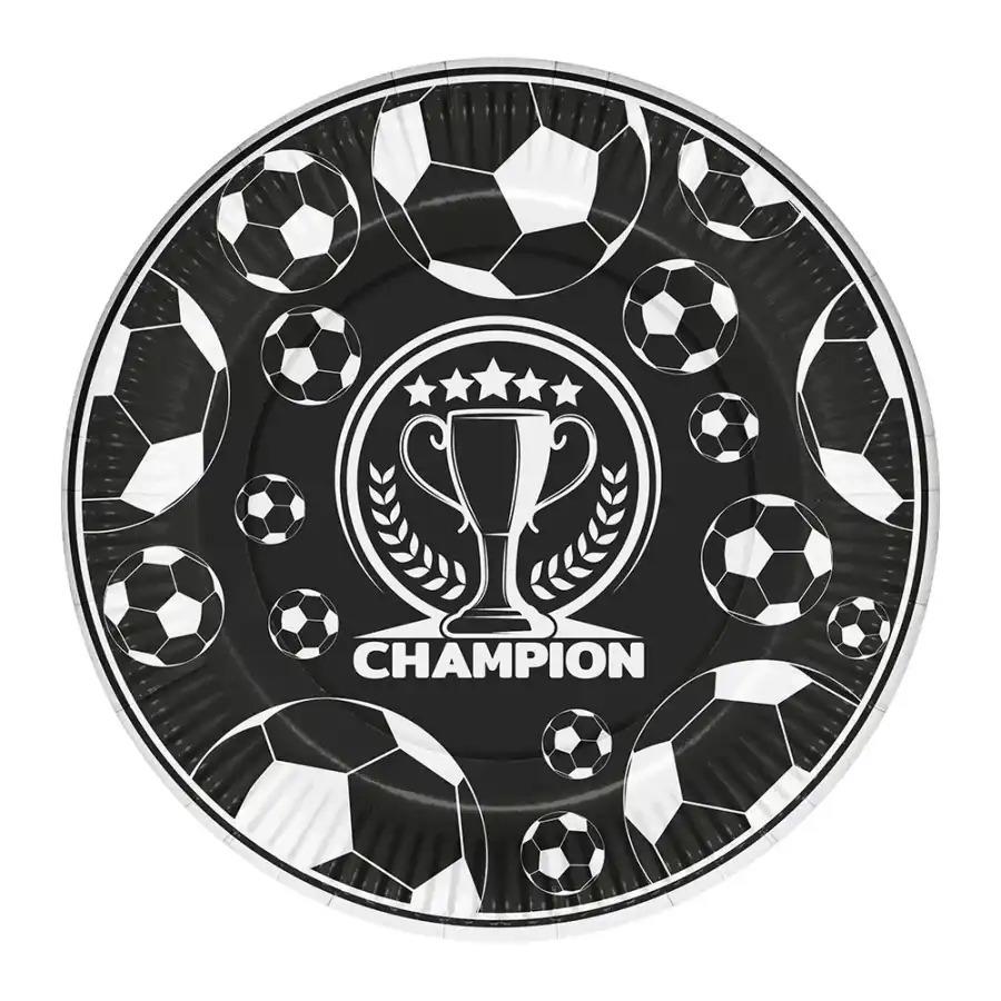 Erkek PartisiFutbol Karton Tabak 8 Adet
