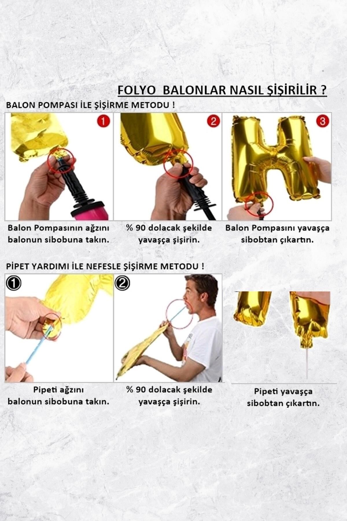 Gold Folyo Balon kral Tacı