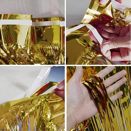 Gold Saçaklı Masa Eteği