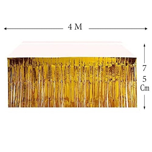 Gold Saçaklı Masa Eteği