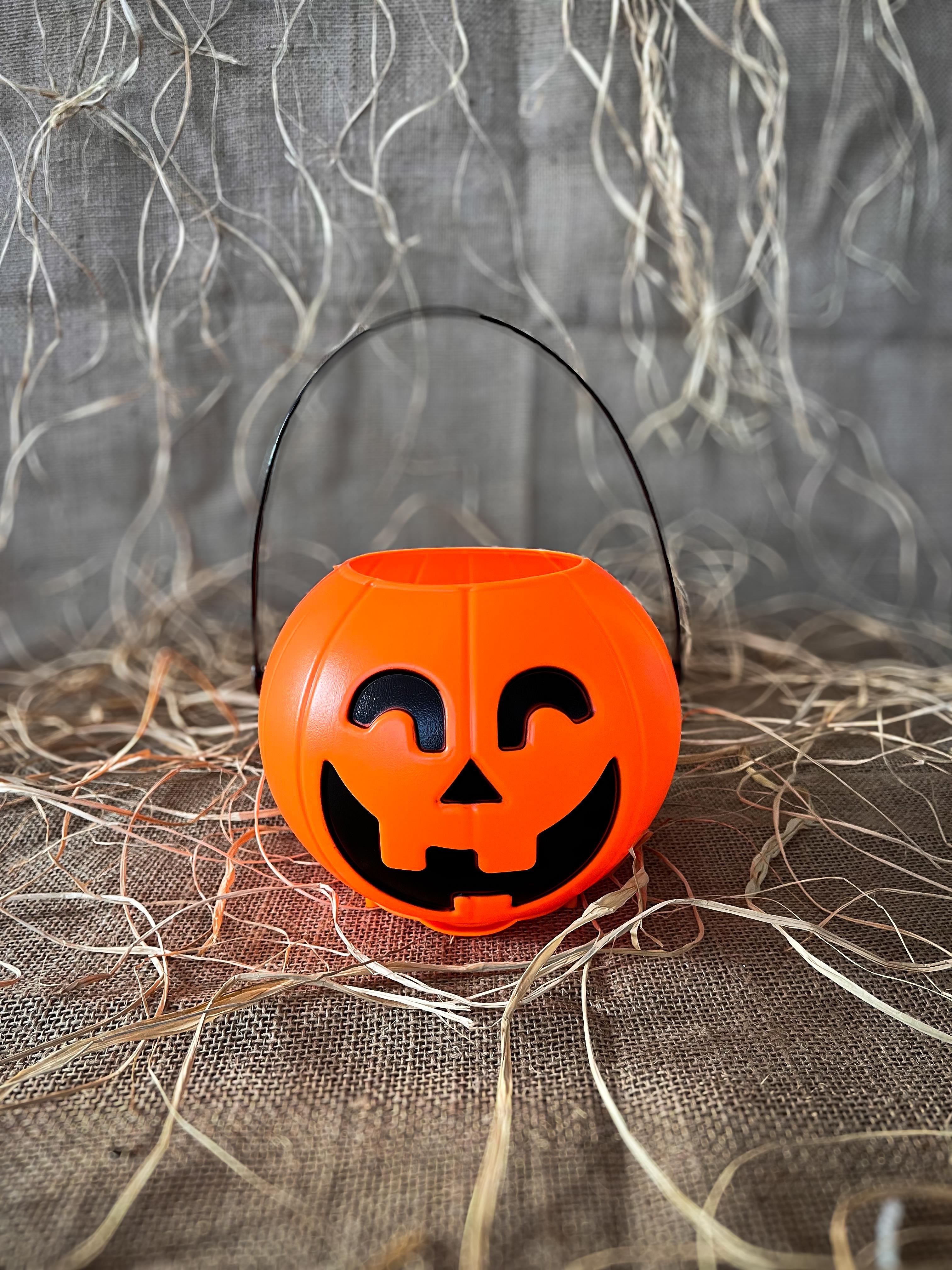 Halloween Işıklı Balkabağı Kova