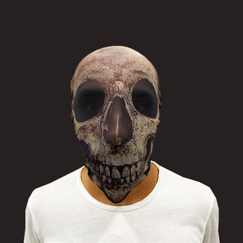 Halloween İskelet Bez Maske 