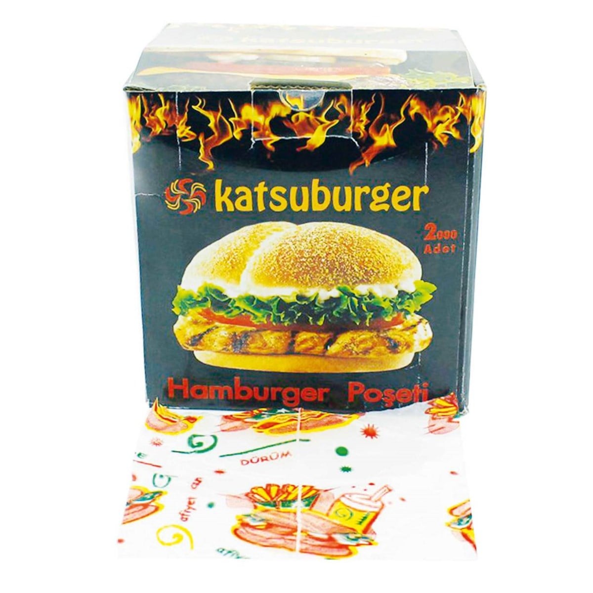 Hamburger Poşeti 2000 Adet