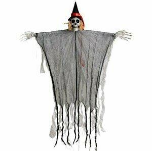Halloween SüsleriHasır Siyah Cadı (Işıklı)