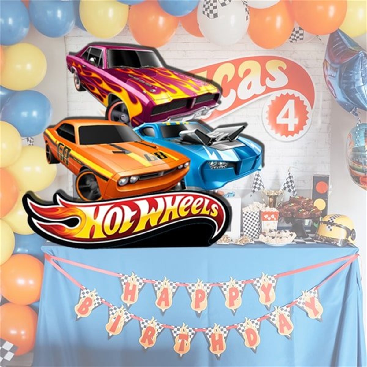 Hot Wheels Ayaklı Pano 38 x 45 Cm