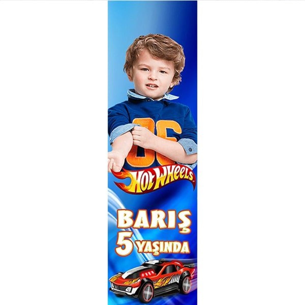 Hot Wheels Kişiye Özel Kitap Ayracı 10 Adet