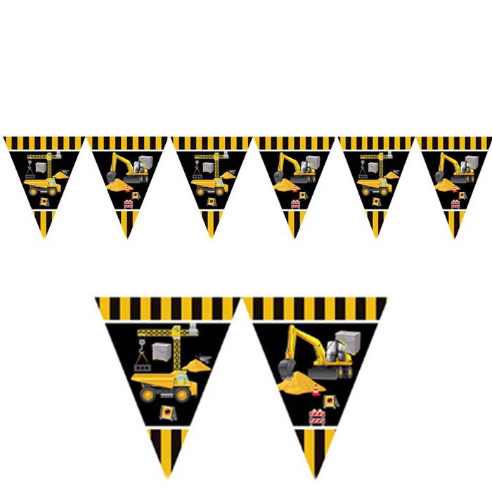 İnşaat Temalı Bayrak Süs 290cm