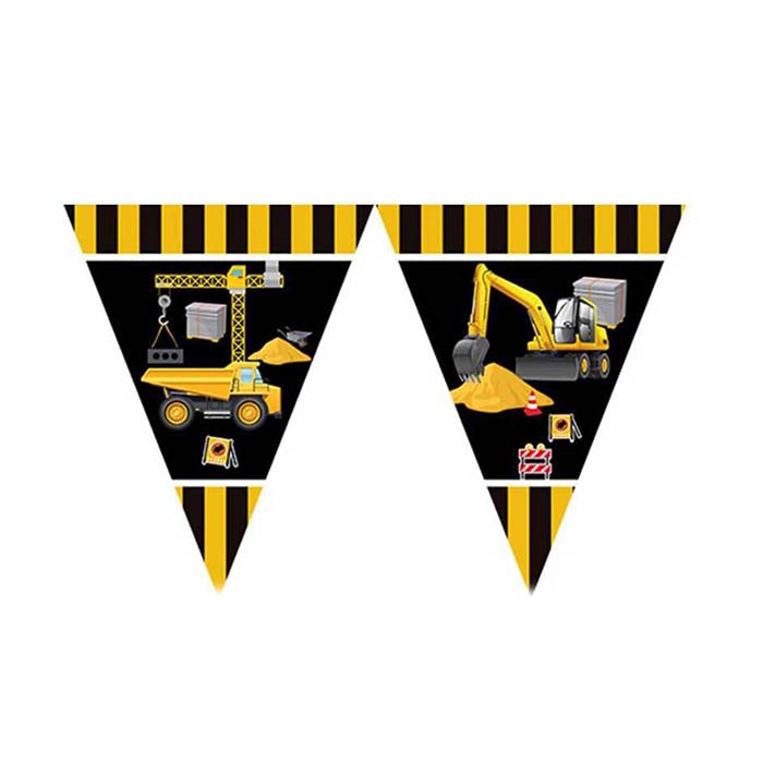 İnşaat Temalı Bayrak Süs 290cm