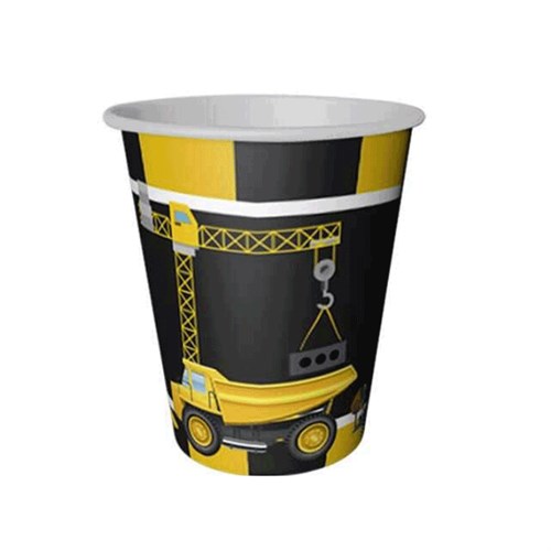 İnşaat Temalı Karton Bardak 8 Adet