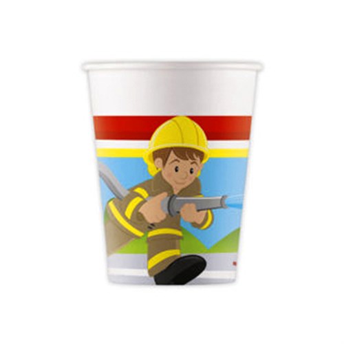 İtfaiyeci Sam Plastik Bardak 8 Adet