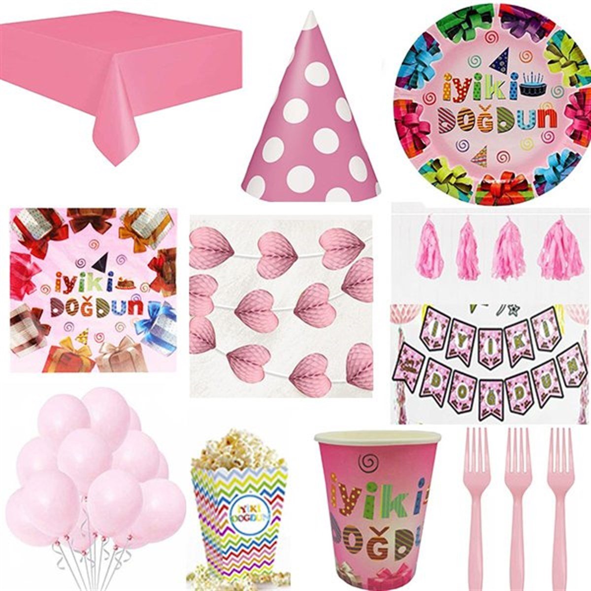 İyi Ki Doğdun 24 Kişilik Parti Seti