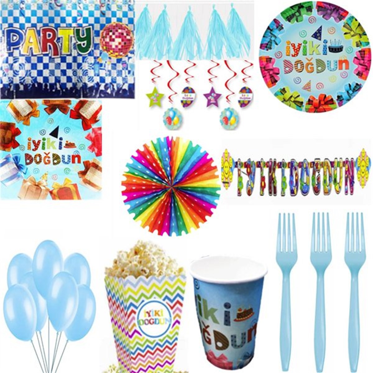 İyi Ki Doğdun 24 Kişilik Parti Seti