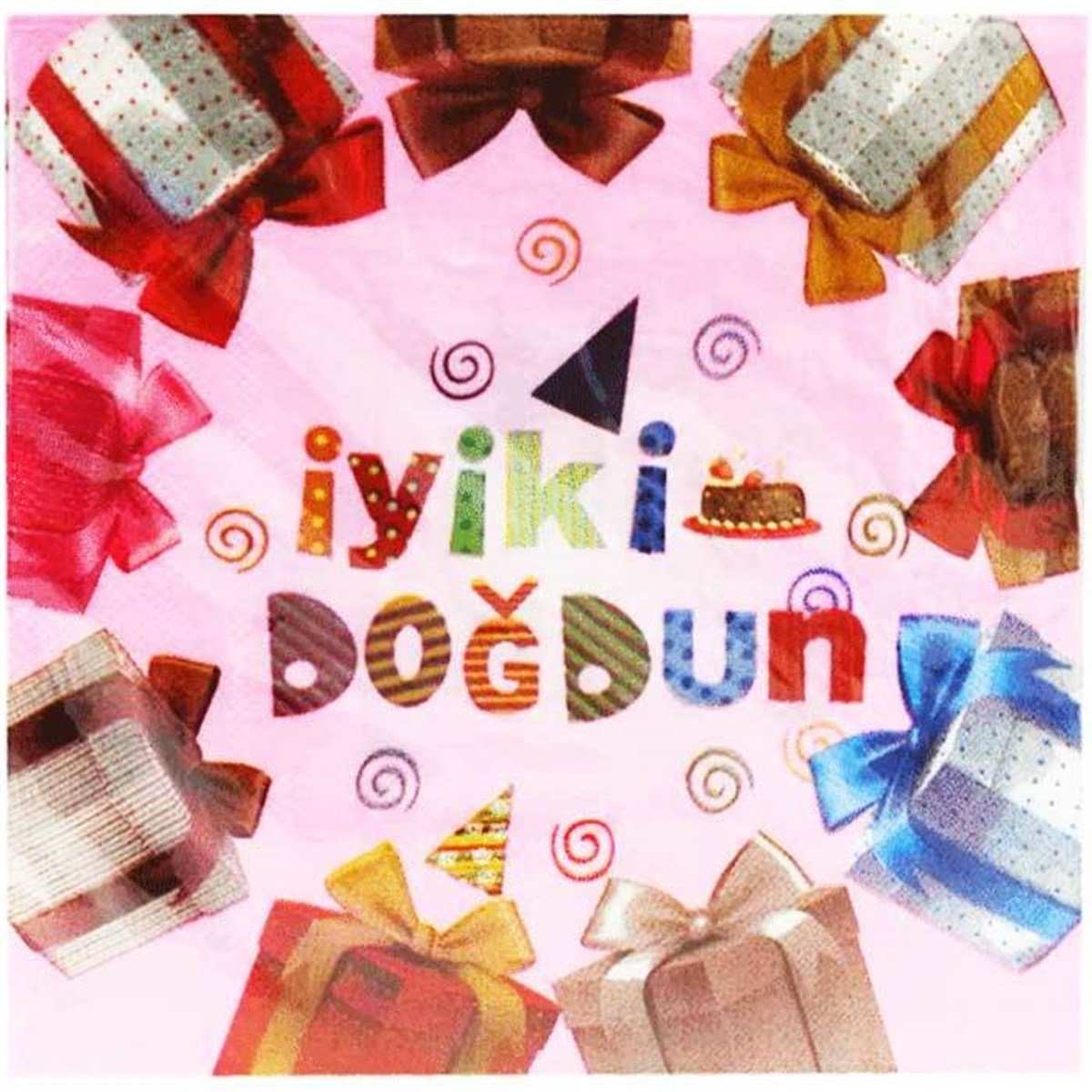 İyi ki Doğdun Pembe Peçete 20 Adet