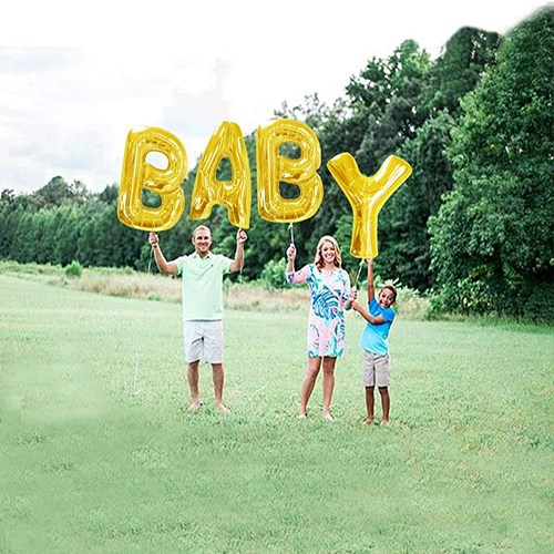 J Harf Folyo Balon Gold 100 cm