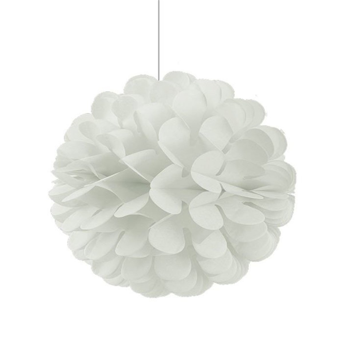 Kağıt Top Süs Beyaz 30 CM