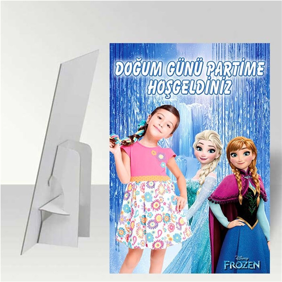 Karlar Ülkesi Kişiye Özel Ayaklı Pano