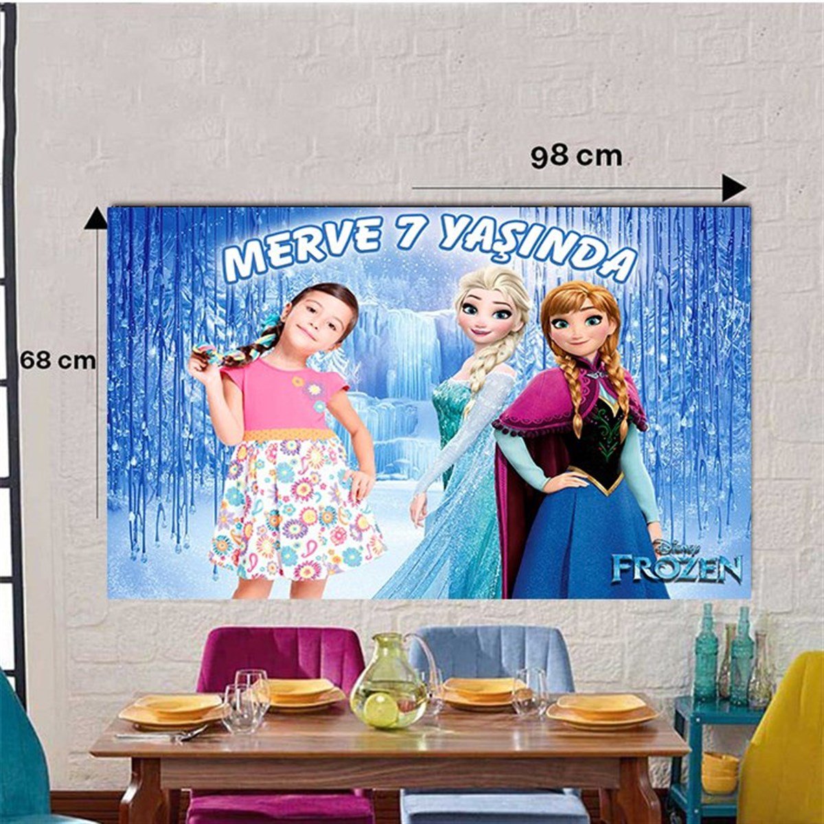 Karlar Ülkesi Kişiye Özel Duvar Panosu