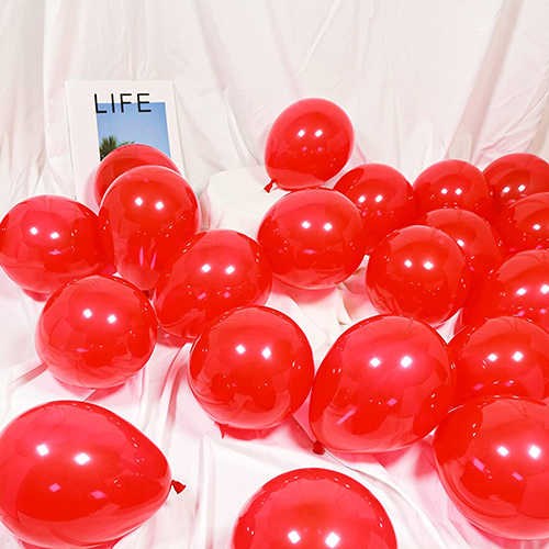 Kırmızı Metalik Balon 20 Adet