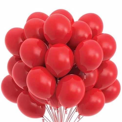 Kırmızı  Pastel Balon 20 Adet