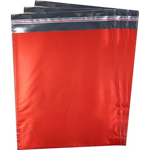 Kırmızı Yapışkanlı Hediye Paketi 35x50 50 Adet
