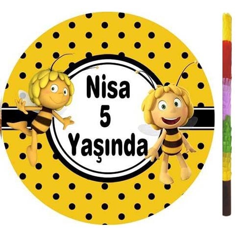 Kişiye Özel Arı Maya Pinyata + Sopası