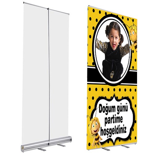 Kişiye Özel Arı Maya Temalı Roll Up Afiş