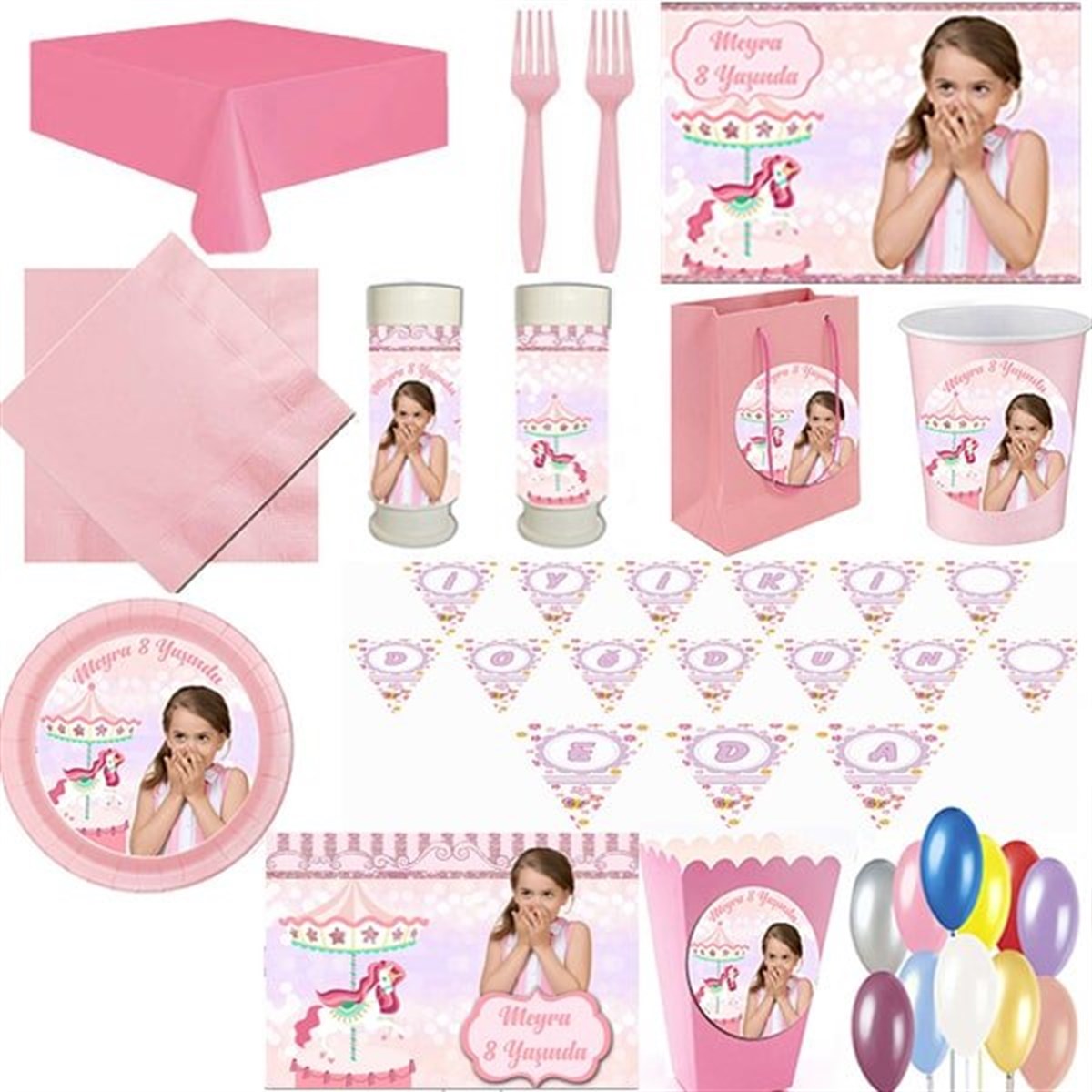 Kişiye Özel Atlı Karınca 24 Kişilik Parti Seti