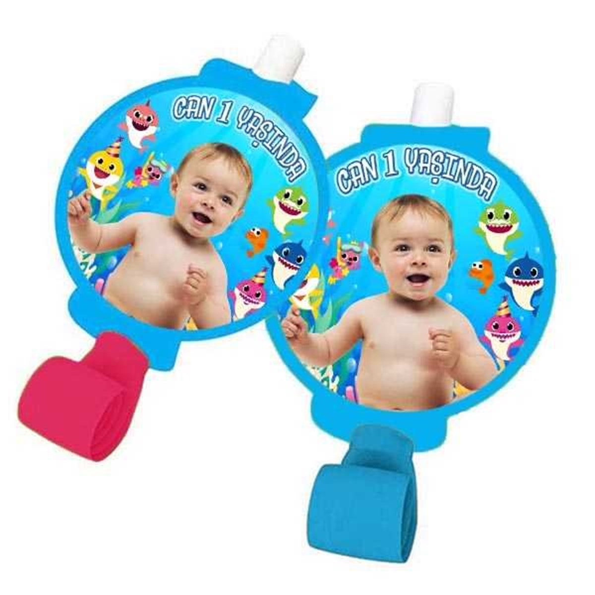 Kişiye Özel Baby Shark Kaynana Dili 6 Adet