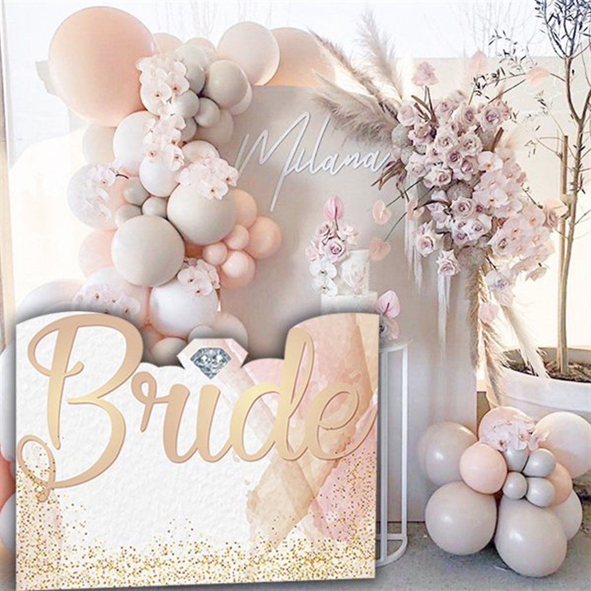 Kişiye Özel Bekarlığa Veda Bride Pano