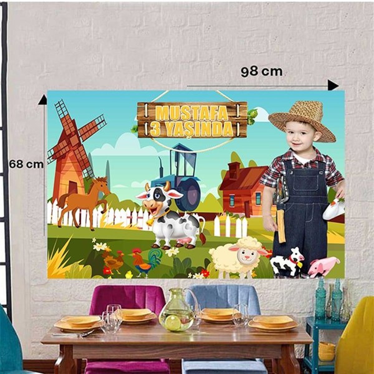 Kişiye Özel Çiftlik Duvar Panosu