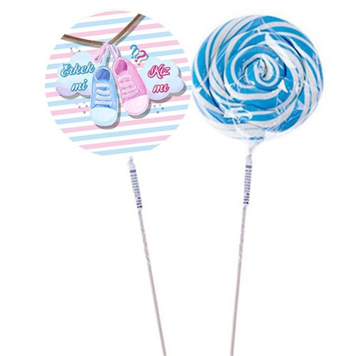 Kişiye Özel Cinsiyet Belirleme Partisi Şekeri 10 Adet