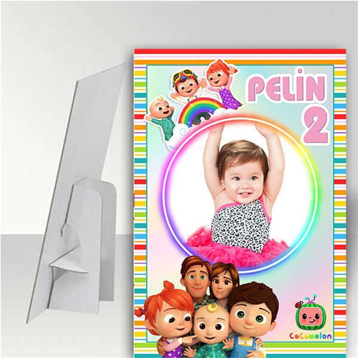 Kişiye Özel Cocomelon Ayaklı Pano