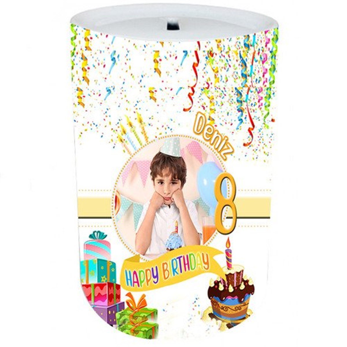 Kişiye Özel Happy Birthday Kumbara 8 Adet