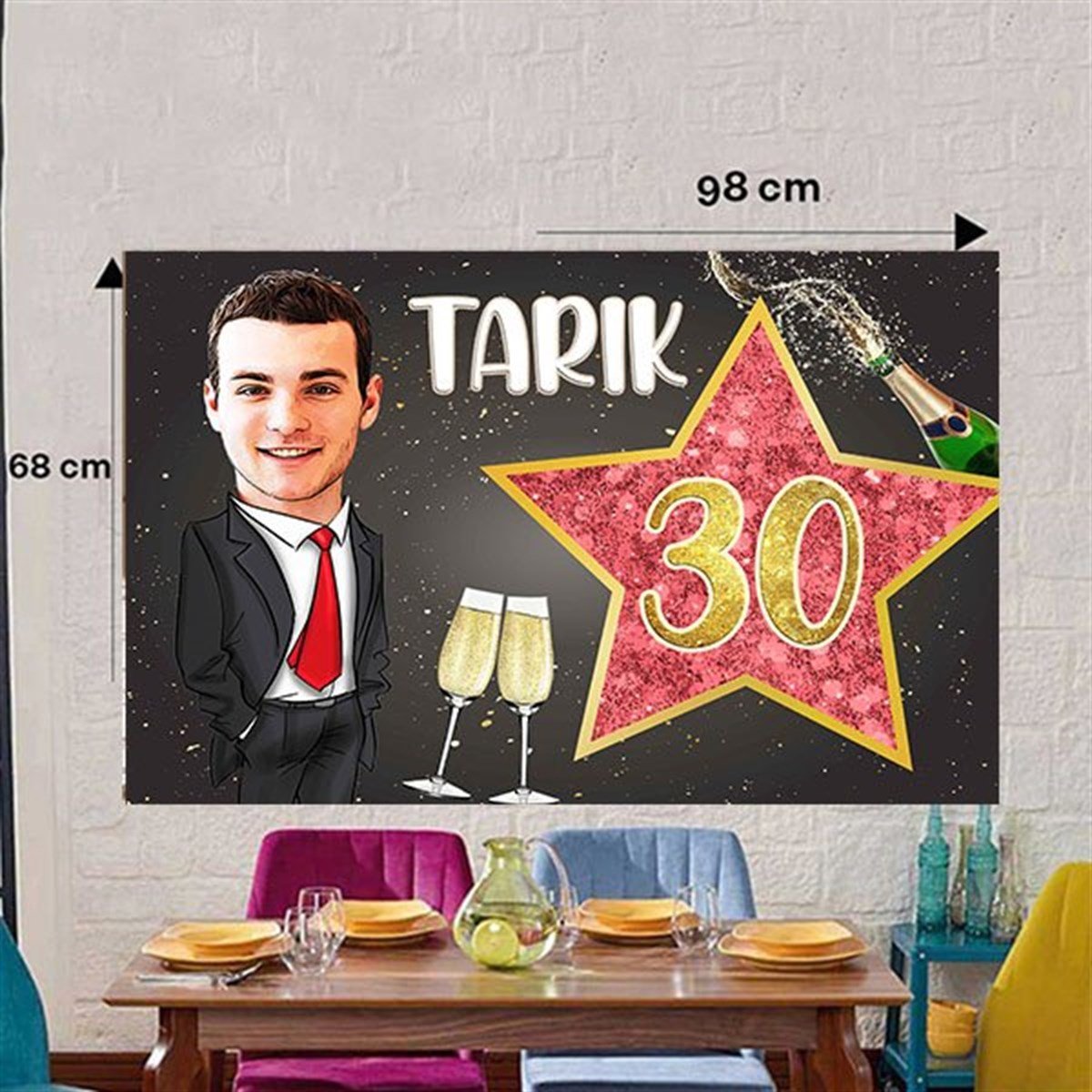 Kişiye Özel Hollywood Duvar Panosu