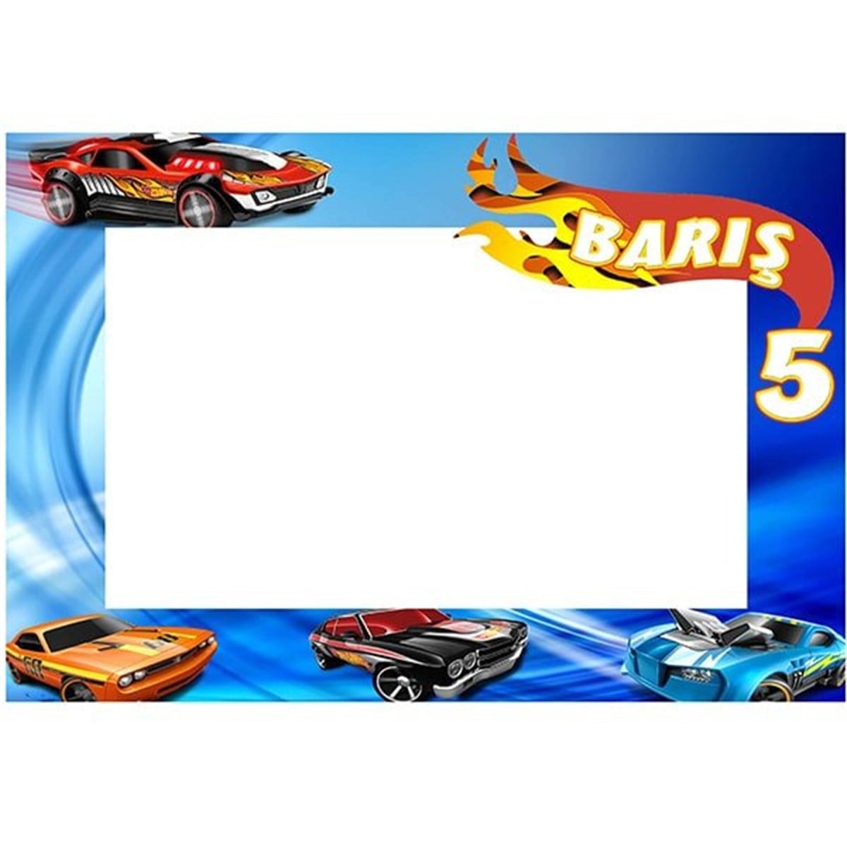 Kişiye Özel Hot Wheels Fotoğraf Çerçevesi