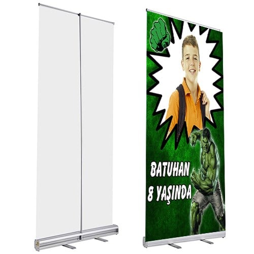 Kişiye Özel Hulk Temalı Roll Up Afiş