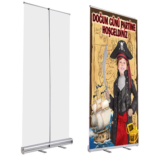 Kişiye Özel Korsan Temalı Roll Up Afiş