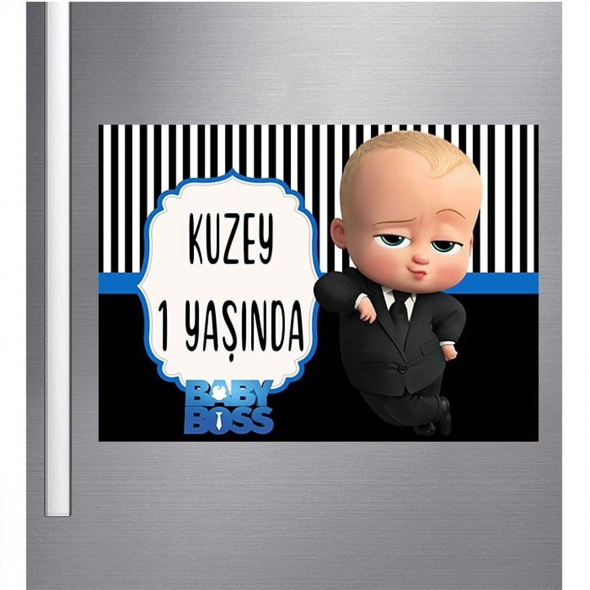 Kişiye Özel Patron Bebek Magnet 18 Adet