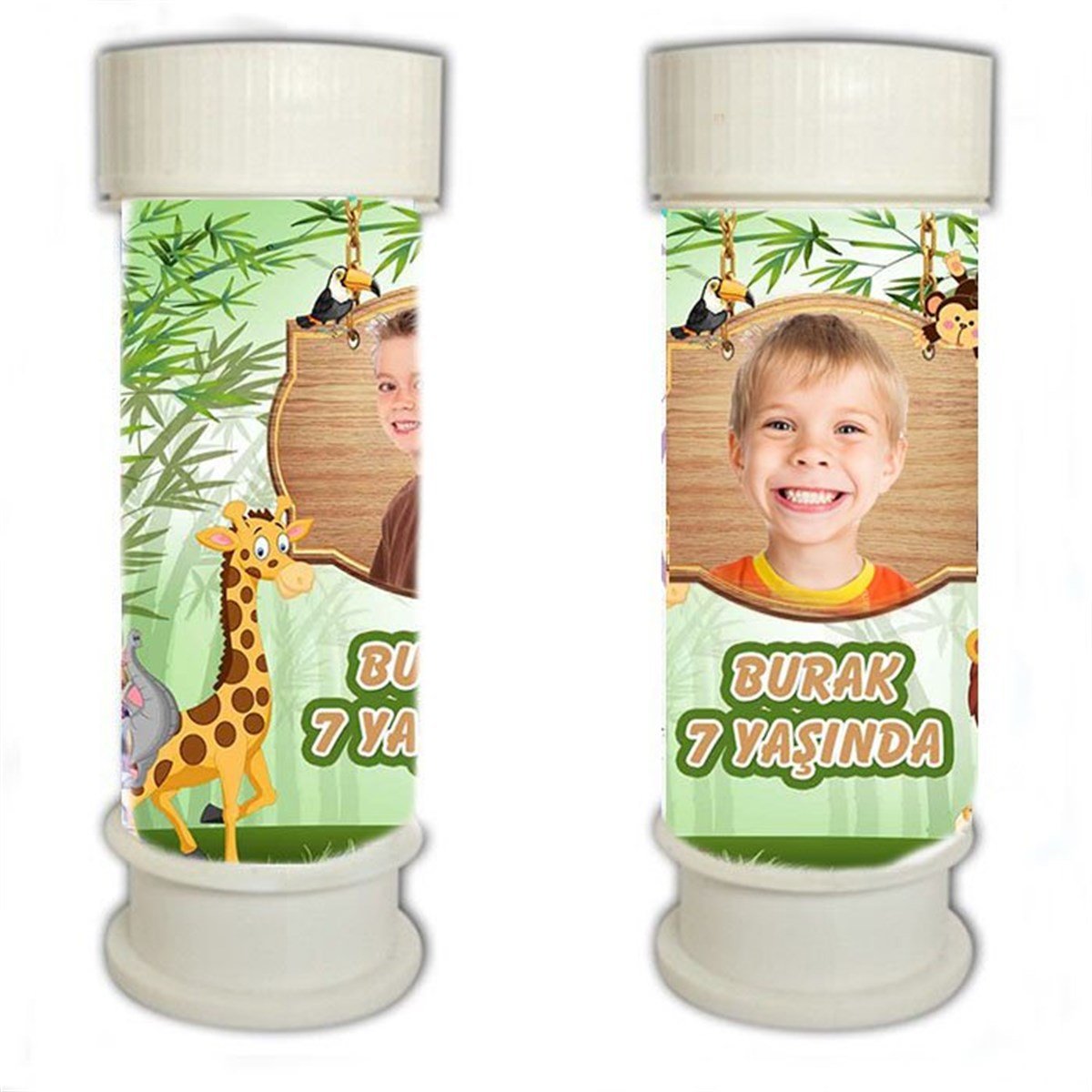 Kişiye Özel Safari Köpük Baloncuk 8 Adet