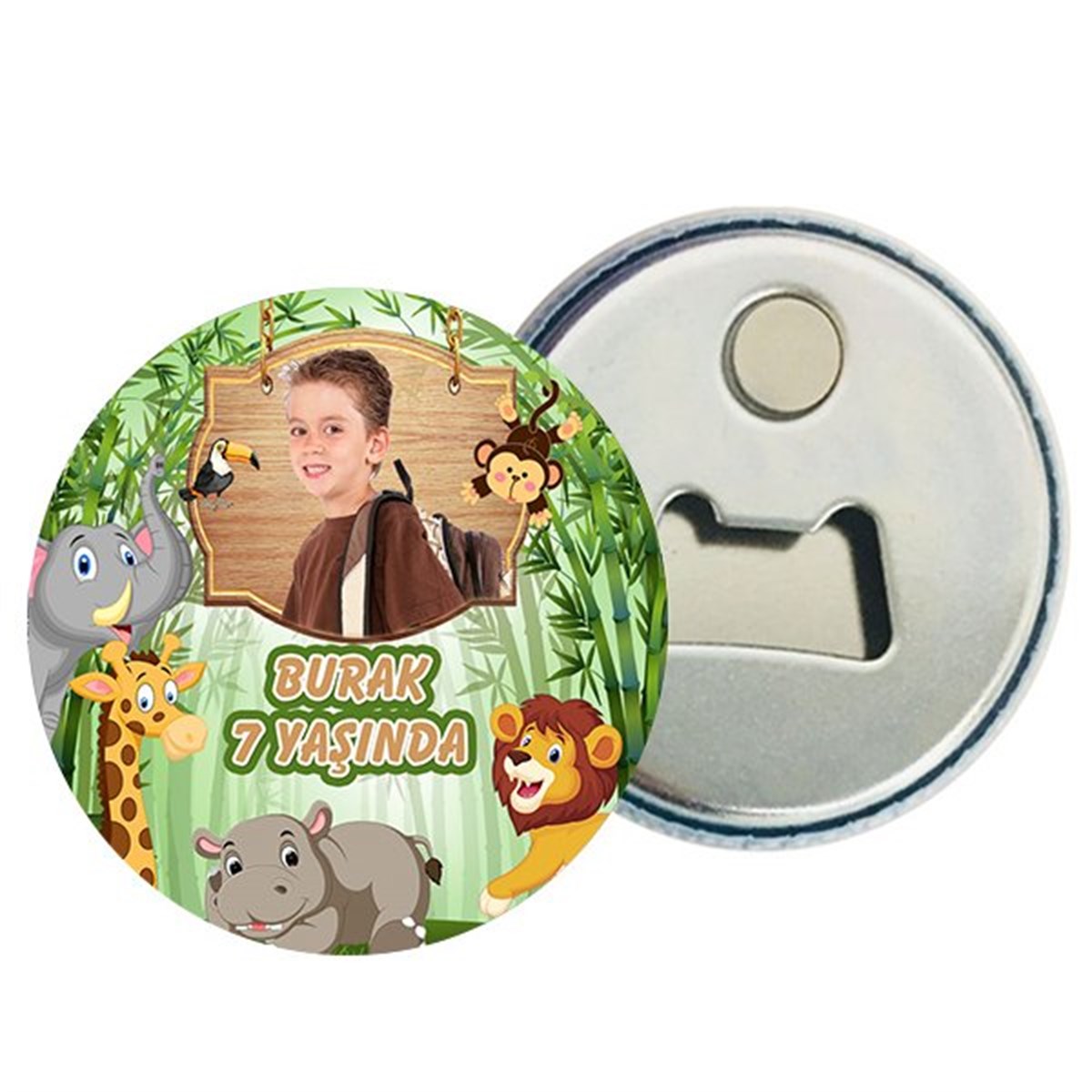 Kişiye Özel Safari Magnet Açacak 15 Adet