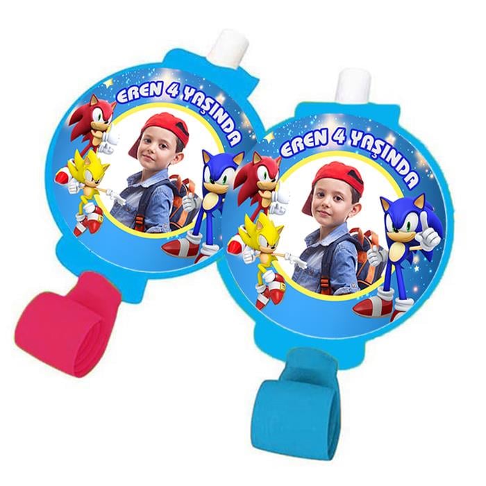 Kişiye Özel Sonic Kaynana Dili 6 Adet