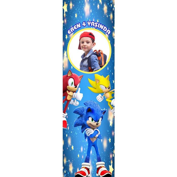 Kişiye Özel Sonic Kitap Ayracı